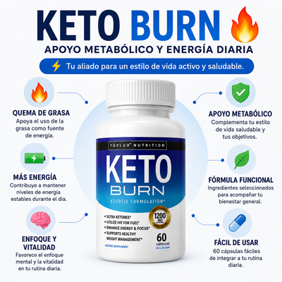KETO BURN: Baja De Peso, Y Recupera Tu Figura ✨