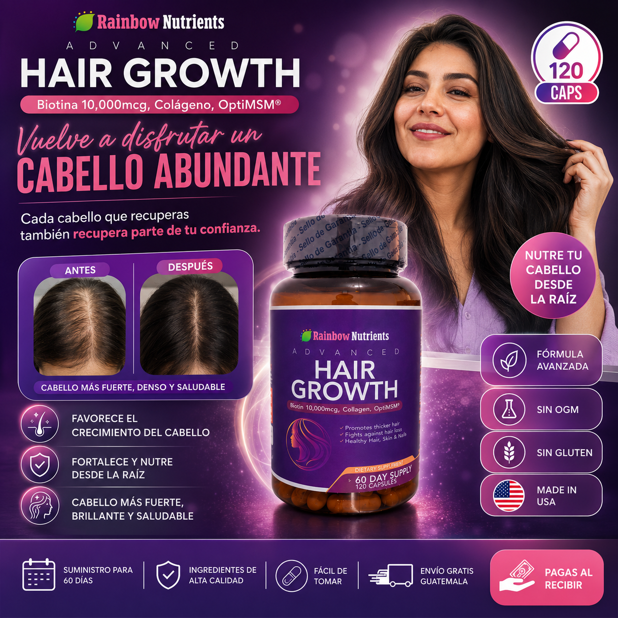 Hair Growth ®: Dale A Tu Cabello El Cuidado Que Merece